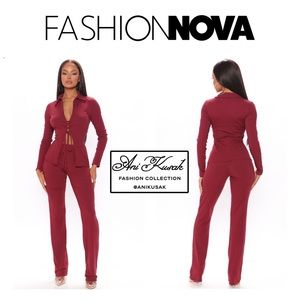 Fashion Nova Dream Lover Pant Set